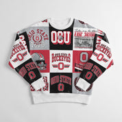 OHIO STATE BUCKEYES HIGHLIGHT REEL PREMIUM CREWNECK SWEATSHIRT