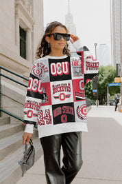 OHIO STATE BUCKEYES HIGHLIGHT REEL PREMIUM CREWNECK SWEATSHIRT