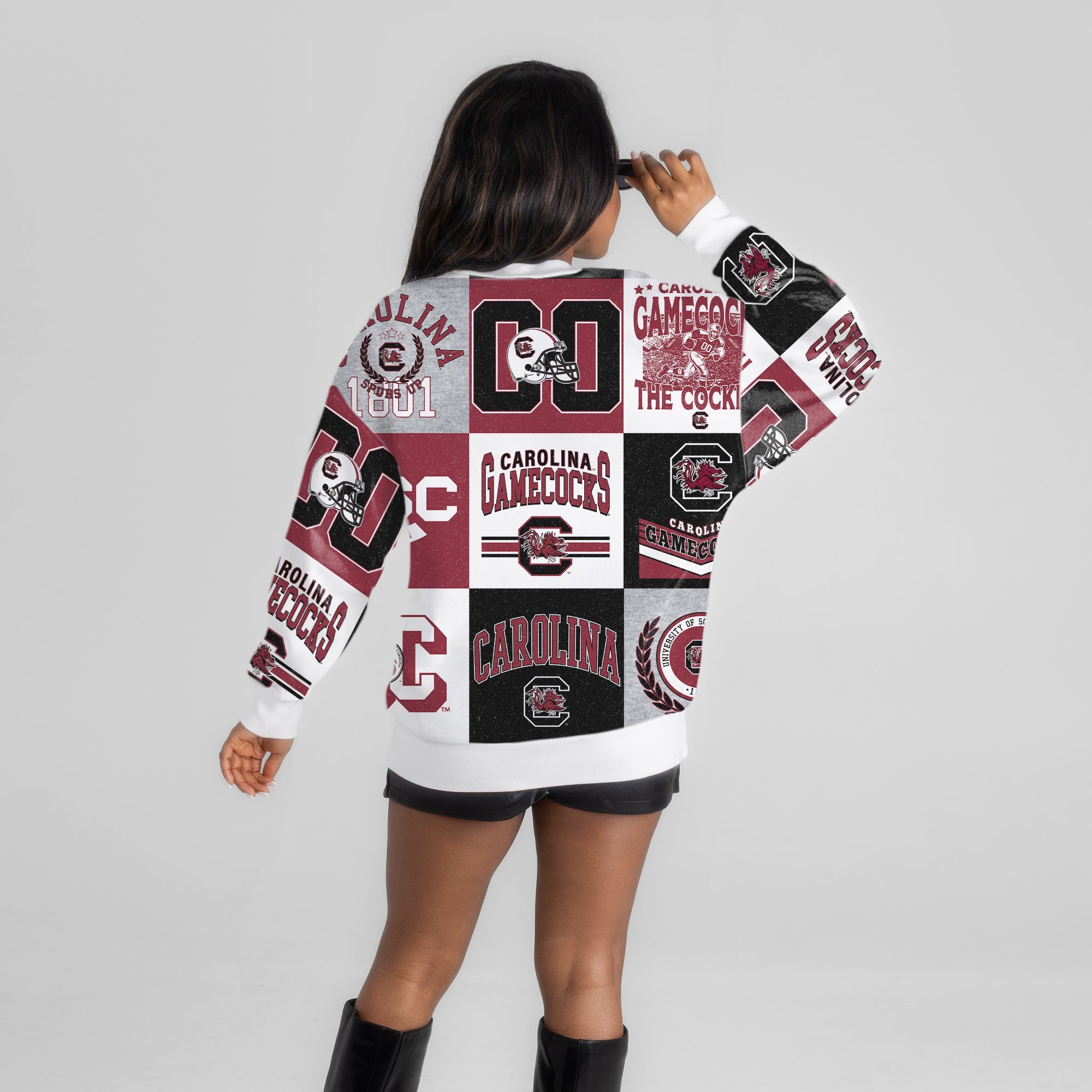 SOUTH CAROLINA GAMECOCKS HIGHLIGHT REEL PREMIUM CREWNECK SWEATSHIRT