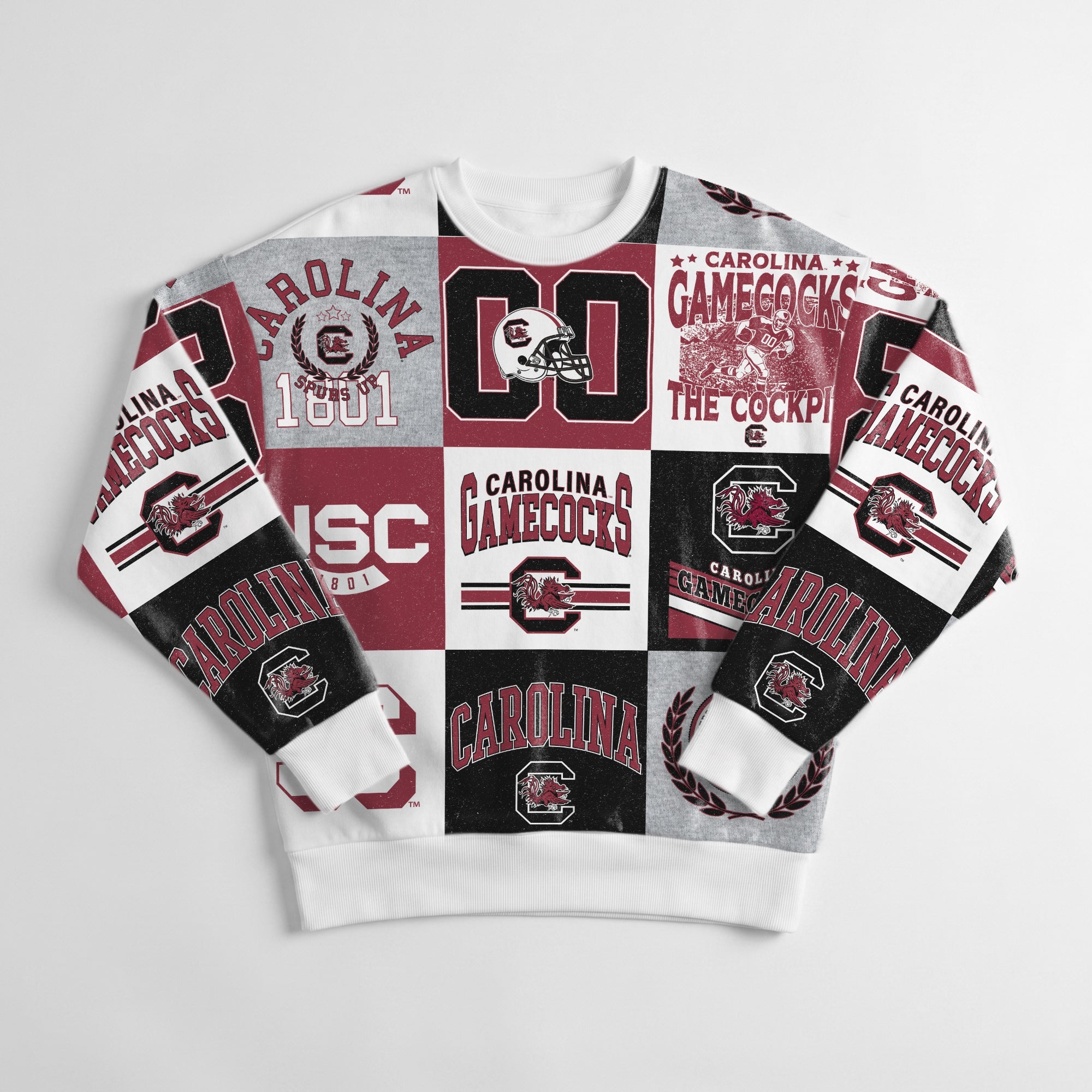 SOUTH CAROLINA GAMECOCKS HIGHLIGHT REEL PREMIUM CREWNECK SWEATSHIRT
