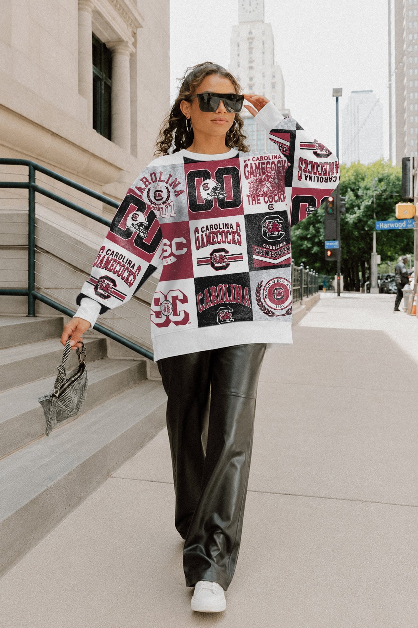 SOUTH CAROLINA GAMECOCKS HIGHLIGHT REEL PREMIUM CREWNECK SWEATSHIRT