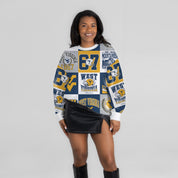 WEST VIRGINIA MOUNTAINEERS HIGHLIGHT REEL PREMIUM CREWNECK SWEATSHIRT