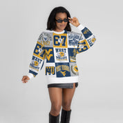 WEST VIRGINIA MOUNTAINEERS HIGHLIGHT REEL PREMIUM CREWNECK SWEATSHIRT