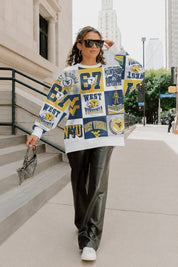WEST VIRGINIA MOUNTAINEERS HIGHLIGHT REEL PREMIUM CREWNECK SWEATSHIRT