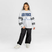 AIR FORCE FALCONS STADIUM STRIPES STRIPE SLEEVE CREWNECK SWEATSHIRT