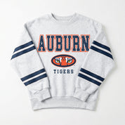 AUBURN TIGERS STADIUM STRIPES STRIPE SLEEVE CREWNECK SWEATSHIRT