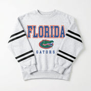 FLORIDA GATORS STADIUM STRIPES STRIPE SLEEVE CREWNECK SWEATSHIRT