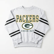 GREEN BAY PACKERS STADIUM STRIPES STRIPE SLEEVE CREWNECK SWEATSHIRT