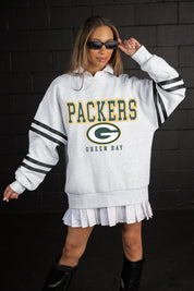 GREEN BAY PACKERS STADIUM STRIPES STRIPE SLEEVE CREWNECK SWEATSHIRT
