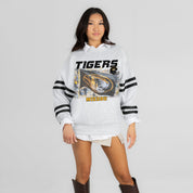MISSOURI TIGERS OFF THE GRID STRIPE SLEEVE CREWNECK SWEATSHIRT