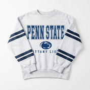 PENN STATE NITTANY LIONS STADIUM STRIPES STRIPE SLEEVE CREWNECK SWEATSHIRT