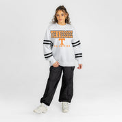 TENNESSEE VOLUNTEERS STADIUM STRIPES STRIPE SLEEVE CREWNECK SWEATSHIRT