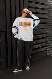 TENNESSEE VOLUNTEERS STADIUM STRIPES STRIPE SLEEVE CREWNECK SWEATSHIRT