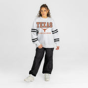 TEXAS LONGHORNS STADIUM STRIPES STRIPE SLEEVE CREWNECK SWEATSHIRT