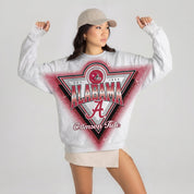 ALABAMA CRIMSON TIDE CHASING VICTORY RHINESTONE SPRAY PREMIUM CREWNECK SWEATSHIRT