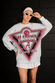 ALABAMA CRIMSON TIDE CHASING VICTORY RHINESTONE SPRAY PREMIUM CREWNECK SWEATSHIRT