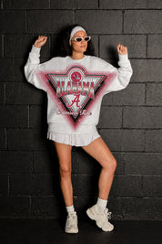 ALABAMA CRIMSON TIDE CHASING VICTORY RHINESTONE SPRAY PREMIUM CREWNECK SWEATSHIRT