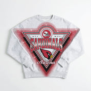 ARIZONA CARDINALS CHASING VICTORY RHINESTONE SPRAY PREMIUM CREWNECK SWEATSHIRT