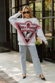 ATLANTA FALCONS CHASING VICTORY RHINESTONE SPRAY PREMIUM CREWNECK SWEATSHIRT