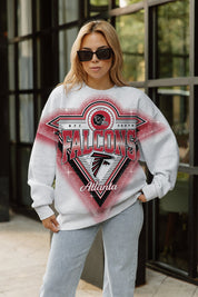 ATLANTA FALCONS CHASING VICTORY RHINESTONE SPRAY PREMIUM CREWNECK SWEATSHIRT
