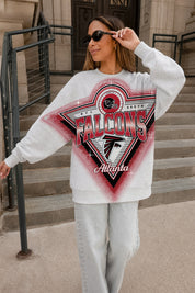 ATLANTA FALCONS CHASING VICTORY RHINESTONE SPRAY PREMIUM CREWNECK SWEATSHIRT