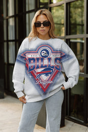 BUFFALO BILLS CHASING VICTORY RHINESTONE SPRAY PREMIUM CREWNECK SWEATSHIRT