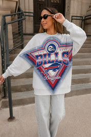 BUFFALO BILLS CHASING VICTORY RHINESTONE SPRAY PREMIUM CREWNECK SWEATSHIRT