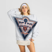 CHICAGO BEARS CHASING VICTORY RHINESTONE SPRAY PREMIUM CREWNECK SWEATSHIRT