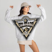 COLORADO BUFFALOES CHASING VICTORY RHINESTONE SPRAY PREMIUM CREWNECK SWEATSHIRT