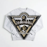 COLORADO BUFFALOES CHASING VICTORY RHINESTONE SPRAY PREMIUM CREWNECK SWEATSHIRT