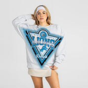 DETROIT LIONS CHASING VICTORY RHINESTONE SPRAY PREMIUM CREWNECK SWEATSHIRT