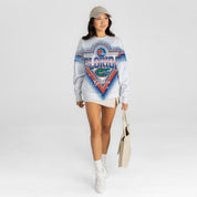 FLORIDA GATORS CHASING VICTORY RHINESTONE SPRAY PREMIUM CREWNECK SWEATSHIRT