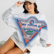 FLORIDA GATORS CHASING VICTORY RHINESTONE SPRAY PREMIUM CREWNECK SWEATSHIRT