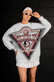 FLORIDA STATE SEMINOLES CHASING VICTORY RHINESTONE SPRAY PREMIUM CREWNECK SWEATSHIRT