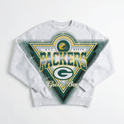 GREEN BAY PACKERS CHASING VICTORY RHINESTONE SPRAY PREMIUM CREWNECK SWEATSHIRT