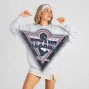 HOUSTON TEXANS CHASING VICTORY RHINESTONE SPRAY PREMIUM CREWNECK SWEATSHIRT