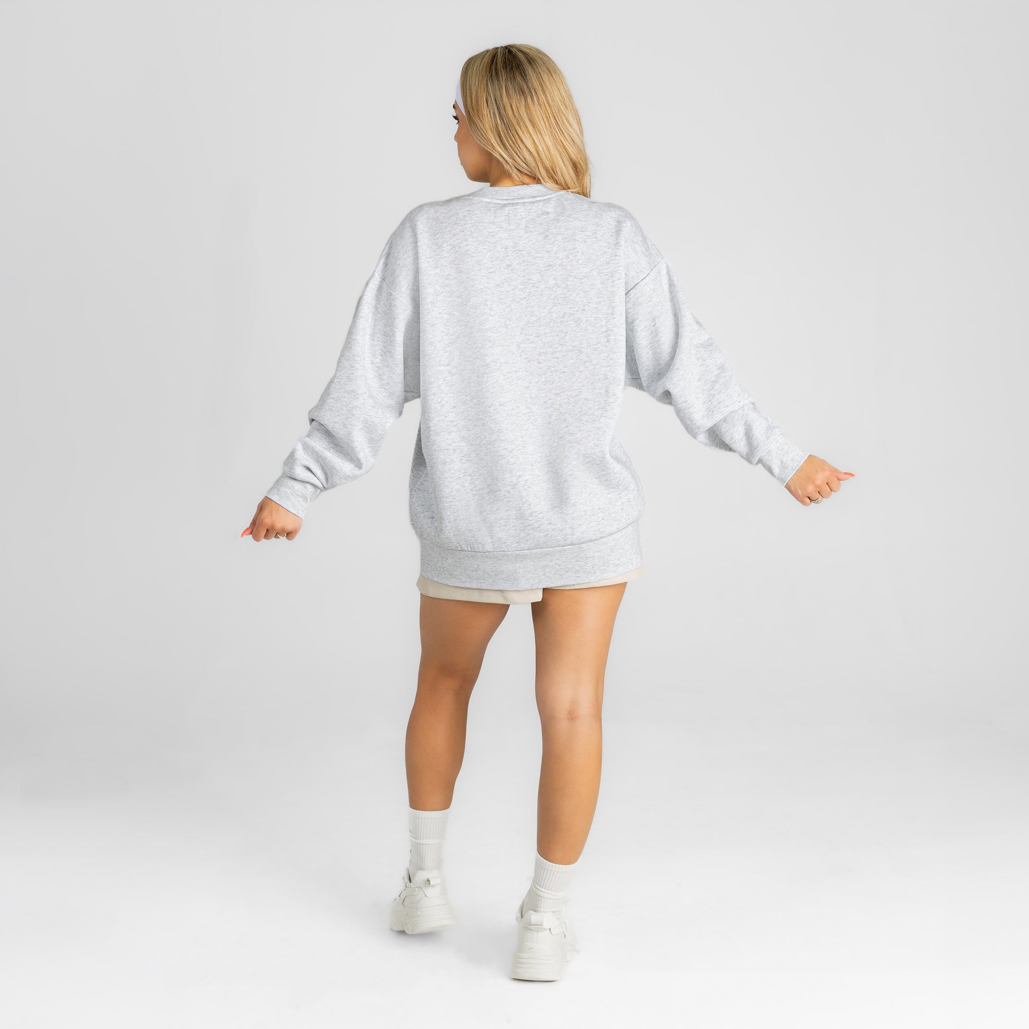 HOUSTON TEXANS CHASING VICTORY RHINESTONE SPRAY PREMIUM CREWNECK SWEATSHIRT
