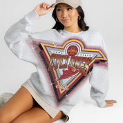 IOWA STATE CYCLONES CHASING VICTORY RHINESTONE SPRAY PREMIUM CREWNECK SWEATSHIRT