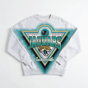JACKSONVILLE JAGUARS CHASING VICTORY RHINESTONE SPRAY PREMIUM CREWNECK SWEATSHIRT