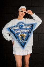 KENTUCKY WILDCATS CHASING VICTORY RHINESTONE SPRAY PREMIUM CREWNECK SWEATSHIRT
