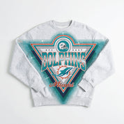 MIAMI DOLPHINS CHASING VICTORY RHINESTONE SPRAY PREMIUM CREWNECK SWEATSHIRT
