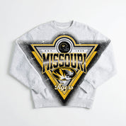 MISSOURI TIGERS CHASING VICTORY RHINESTONE SPRAY PREMIUM CREWNECK SWEATSHIRT