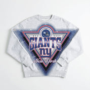 NEW YORK GIANTS CHASING VICTORY RHINESTONE SPRAY PREMIUM CREWNECK SWEATSHIRT