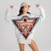 OKLAHOMA STATE COWBOYS CHASING VICTORY RHINESTONE SPRAY PREMIUM CREWNECK SWEATSHIRT