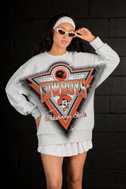 OKLAHOMA STATE COWBOYS CHASING VICTORY RHINESTONE SPRAY PREMIUM CREWNECK SWEATSHIRT