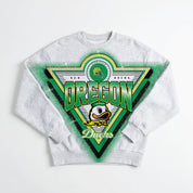 OREGON DUCKS CHASING VICTORY RHINESTONE SPRAY PREMIUM CREWNECK SWEATSHIRT
