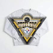 PITTSBURGH STEELERS CHASING VICTORY RHINESTONE SPRAY PREMIUM CREWNECK SWEATSHIRT