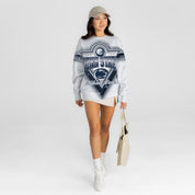 PENN STATE NITTANY LIONS CHASING VICTORY RHINESTONE SPRAY PREMIUM CREWNECK SWEATSHIRT