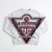 TEXAS A&M AGGIES CHASING VICTORY RHINESTONE SPRAY PREMIUM CREWNECK SWEATSHIRT
