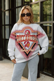 TAMPA BAY BUCCANEERS CHASING VICTORY RHINESTONE SPRAY PREMIUM CREWNECK SWEATSHIRT